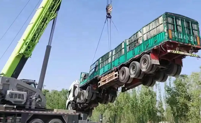 定州道路脱困救援案例